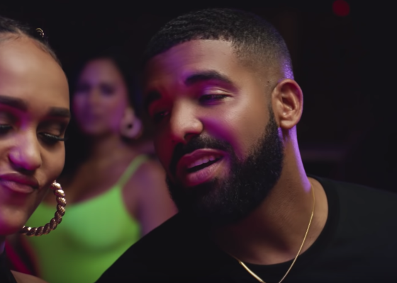 Screenshot of Drake in Chris Brown's "No Guidance"